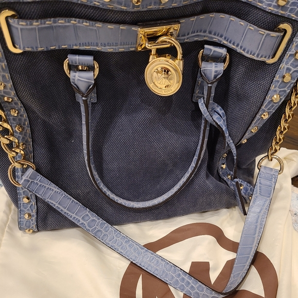Michael Kors denim bag - Picture 2 of 9
